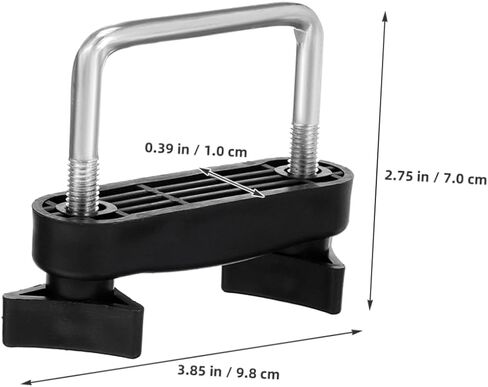 2pcs Roof Mount Bracket High-Strength Cargo Carrier u Clamps for Roof Racks Easy Installation and Aerodynamic Design for Suvs and Trucks in Kuwait