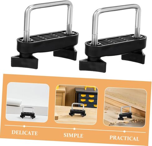 2pcs Roof Mount Bracket High-Strength Cargo Carrier u Clamps for Roof Racks Easy Installation and Aerodynamic Design for Suvs and Trucks in Kuwait