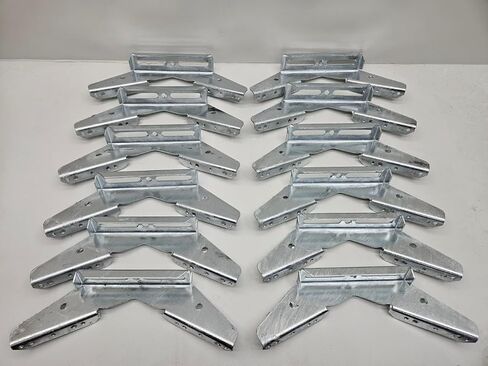 CTW Pontoon Trailer V Wing Brackets Bunk Bolster Boat Pontoon V Wing Brackets, 12 Pack, for Boat Trailer in Kuwait