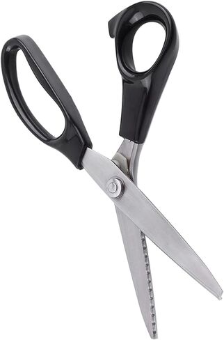 VBESTLIFE Fabric Decorative 5mm RoundTriangle Edge Pinking Shears Clipper Scissors 23cm, for Tailoring and DIY Crafts (5mm) in Kuwait