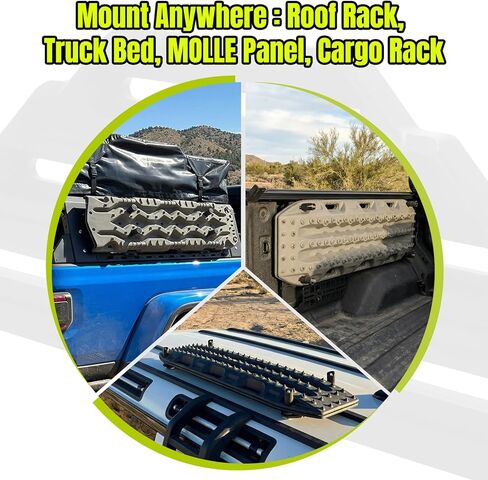 Universal Traction Board Mounting Kit – Quick-Release Pins for MaxTrax, ARB TRED – Fits Roof Racks, MOLLE Panels, Truck Bed Rails in Kuwait