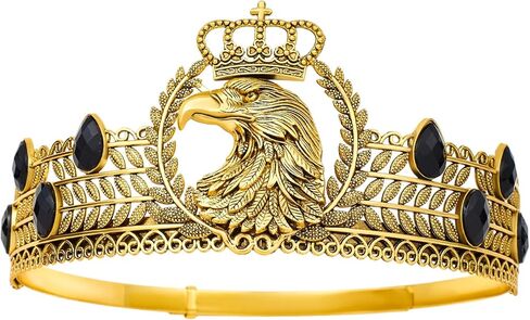 YOUlDIANZI Men's Crown, Hair Accessories, Independence Day Headwear, Halloween Tiara, Birthday Outfit, Holiday Performance Costume Headwear in Saudi Arabia