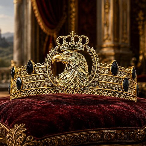 YOUlDIANZI Men's Crown, Hair Accessories, Independence Day Headwear, Halloween Tiara, Birthday Outfit, Holiday Performance Costume Headwear in Saudi Arabia