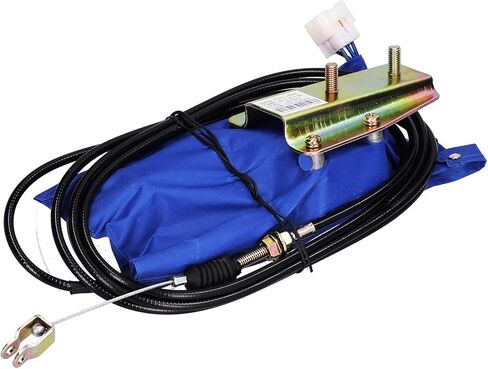 24V Sany Engine Stop Motor, Throttle Kill Shutoff Device Replacement with High Speed GearFit for Isuzu 3.2M Long Cable in Kuwait