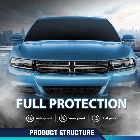 PIT66 Engine Splash Shield Compatible with Dodge Charger 2015-2023 for Models with Type 1 Front Radiator Support Splash Shield Under Cover Engine Case Guard 68214511AC CH1228128 Black in Kuwait
