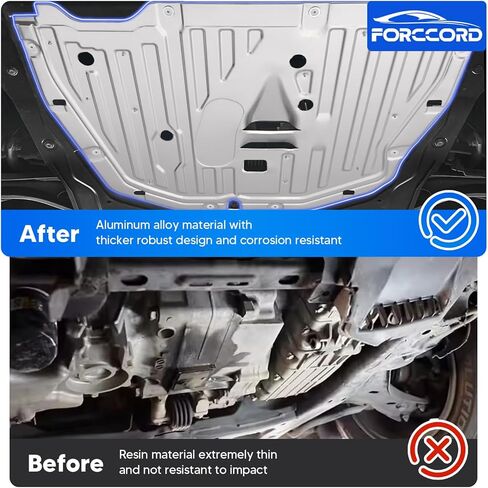 Engine Splash Shield Guard with Gloves Fit for Honda Civic 2021 2020 2019 2018 2017 2016 - Under Car Splash Shield Protect Engine - Replace #74110-TBA-A00 Car Accessories Automotive in Kuwait