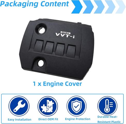 Engine Cover Compatible with Toyota Corolla 2009-2019, Cylinder Head Top Engine Cover Replacement 11212-37010 1121237010 in Kuwait