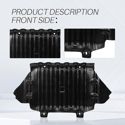 New Front Engine Splash Shield Under Cover Replacement for Chevy Silverado/for GMC Sierra 1500 2007-2013 (Excludes 2007 Classic) Replaces OE 22781371 | GM1228139 | REPC310153 in Kuwait