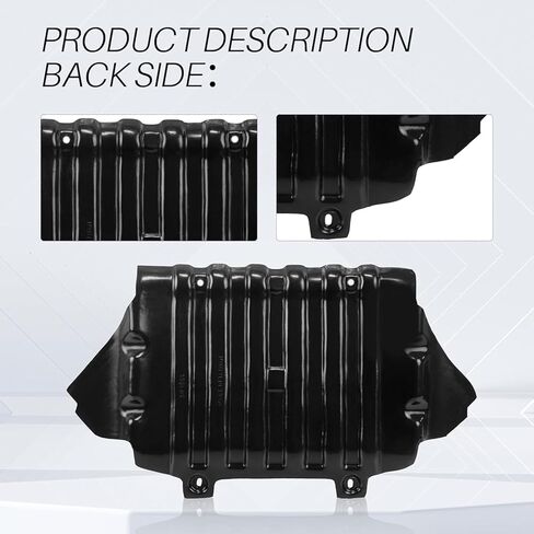 New Front Engine Splash Shield Under Cover Replacement for Chevy Silverado/for GMC Sierra 1500 2007-2013 (Excludes 2007 Classic) Replaces OE 22781371 | GM1228139 | REPC310153 in Kuwait