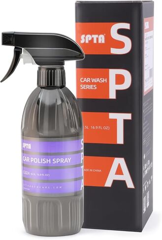 Spray Polish Compound, SPTA 16oz 500ml Professional Car Polish Spray for Swirl Removal, Towel Mark Elimination & Mirror-Like Shine, Safe on All Glossy Paints,Clear Coats,Auto Detailing Polish -CL024 in Kuwait