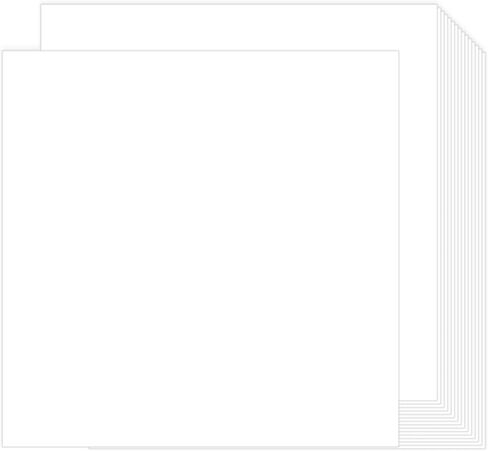 White Cardstock 12x12, 100 Sheets Cardstock Paper, Goefun 65lb White Card Stock Paper for Card Making, Crafting, Scrapbook, Photo Albums in Kuwait