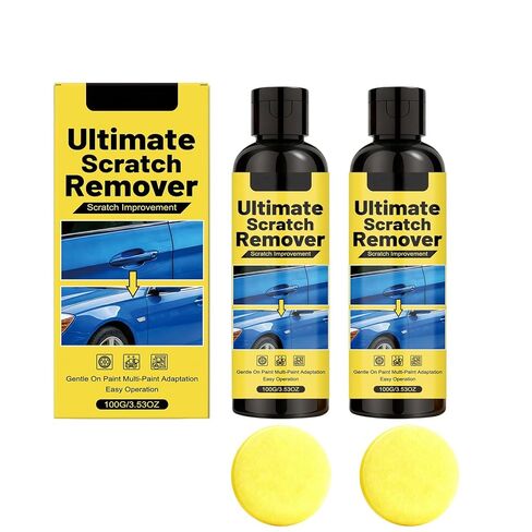 2PCS Scratch Remover, Scratch Remover Kit, Quick Repair Scratches and Restore Shine, All Paint Colors Polishing Kit, 100g/3.53oz in Kuwait