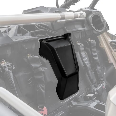 Engine Access Panel for Can Am Maverick X3 XDS XRS MAX Turbo RR 2017+ Accessories, Behind Seat Black Middle Upper Bulkhead Box Cover for Can-Am X3 2017-2026, Replace #707900442 in Kuwait