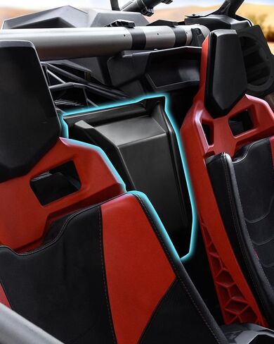 Engine Access Panel for Can Am Maverick X3 XDS XRS MAX Turbo RR 2017+ Accessories, Behind Seat Black Middle Upper Bulkhead Box Cover for Can-Am X3 2017-2026, Replace #707900442 in Kuwait