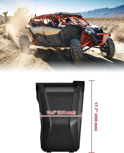 Engine Access Panel for Can Am Maverick X3 XDS XRS MAX Turbo RR 2017+ Accessories, Behind Seat Black Middle Upper Bulkhead Box Cover for Can-Am X3 2017-2026, Replace #707900442 in Kuwait