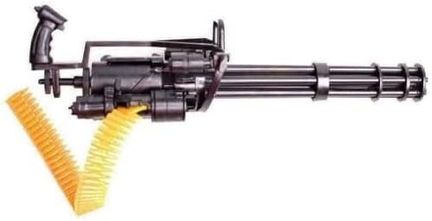 مجموعة نماذج لعبة Minigun M134 بمقياس 1:6 - مجموعة مسدس جاتلينج بلاستيكية سوداء لشخصيات الحركة 1/6، 16 سم، 50 جرام in Kuwait