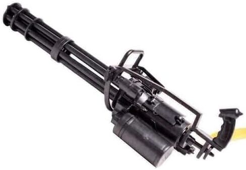 مجموعة نماذج لعبة Minigun M134 بمقياس 1:6 - مجموعة مسدس جاتلينج بلاستيكية سوداء لشخصيات الحركة 1/6، 16 سم، 50 جرام in Kuwait