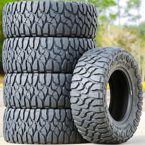 Aplus Shredder MT M/T Mud Off-Road Light Truck Radial Tire-LT275/70R18 275/70/18 275/70-18 125/122R Load Range E LRE 10-Ply BSW Black Side Wall in Kuwait