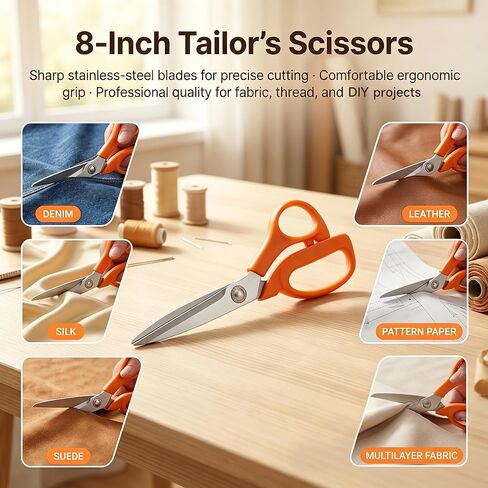 301pcs Sewing Project Kit with Thread, Scissors, Needles, Pins, Measuring Tape, and Accessories in Zippered Case (301PCS Sewing Kit) in Kuwait