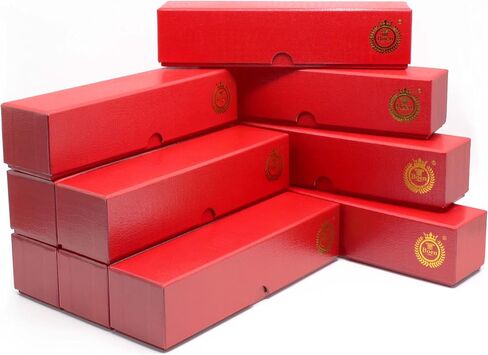 Boen 10-Pack 2x2 inch cardboard SINGLE ROW 2x2 Coin Storage Box,suitable for collecting 2x2 inch paper & plastic coin flips,Coin Collection Boxes for Clear Plastic Coin Capsules in Kuwait