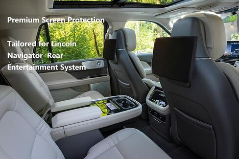 2 Pack Neoprene Protective Padded Cover for Rear Seat Entertainment Screen | Compatible with 2018–2025 Lincoln Navigator | Shockproof Dustproof Scratch Resistant in Kuwait
