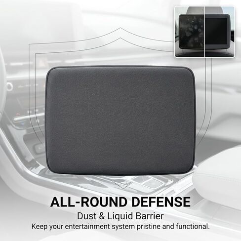2 Pack Neoprene Protective Padded Cover for Rear Seat Entertainment Screen | Compatible with 2018–2025 Lincoln Navigator | Shockproof Dustproof Scratch Resistant in Kuwait