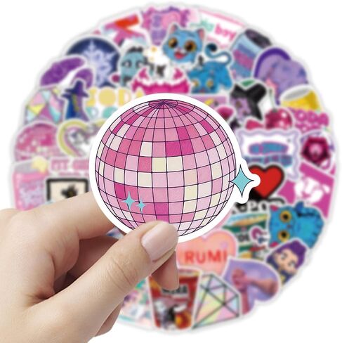 60pcs Demon Movies Stickers Pack,Vinyl Waterproof Hunters Decals for Kpop Lovers in Kuwait