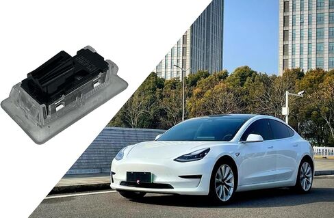 مجموعة الإضاءة الداخلية LED 1007151-70-E - مناسبة لطراز Tesla 3 (2017-2021) للطراز S (2012-2021) - استبدال إضاءة الباب/البركة/صندوق القفازات/موطئ القدم/الصندوق in Kuwait