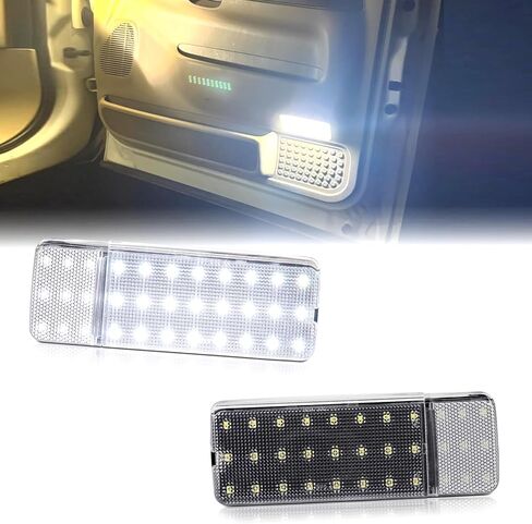 LED Door Panel Courtesy Light for 1992 1993 1994 1995 1996 Ford F150 F250 Bronco, 1992-1997 Ford F350 Car Interior Door Lights 6000K White 2PCS in Kuwait
