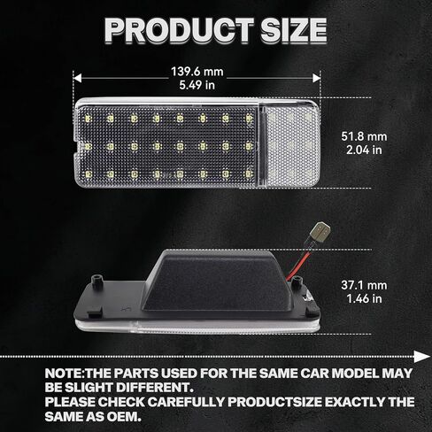 LED Door Panel Courtesy Light for 1992 1993 1994 1995 1996 Ford F150 F250 Bronco, 1992-1997 Ford F350 Car Interior Door Lights 6000K White 2PCS in Kuwait