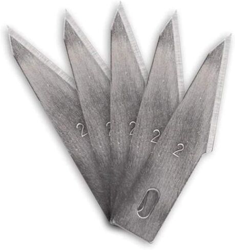 Angelus Detail Knife Precision Blade for Cutting Paper, Tape, Vinyl, Shoes, & 5 Blades in Kuwait