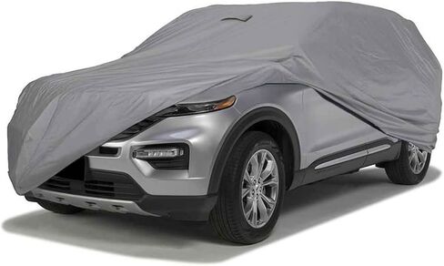 غطاء سيارة كامل مناسب شبه مخصص لسيارة Rogue وRAV4 وMacan وما إلى ذلك حماية من جميع الأحوال الجوية: مقاوم للماء، والغبار، والرياح، ومقاوم للأشعة فوق البنفسجية (يناسب طول سيارات الدفع الرباعي 176-183 بوصة) in Kuwait