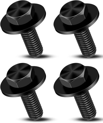 12mm Top Front Skid Plate Bolts with Gasket Fit for Toyota Tacoma 4Runner FJ Land Cruiser Tundra Sequoia 1995-2023 - 4 PCS in Kuwait