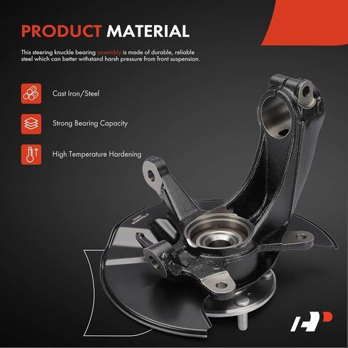 A-Premium Front Left Steering Knuckle & Wheel Bearing Hub Assembly Compatible with Honda Civic 2016-2021, Driver Side, with Dust Shield in Kuwait