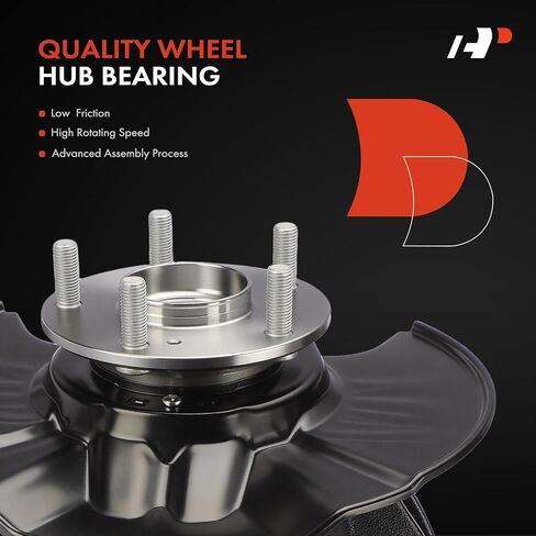 A-Premium Front Left Steering Knuckle & Wheel Bearing Hub Assembly Compatible with Honda Civic 2016-2021, Driver Side, with Dust Shield in Kuwait