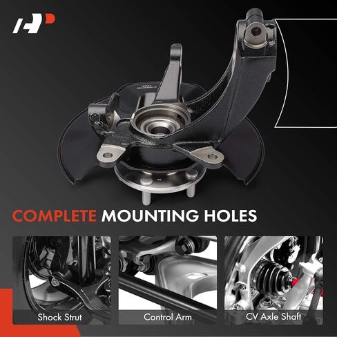 A-Premium Front Left Steering Knuckle & Wheel Bearing Hub Assembly Compatible with Honda Civic 2016-2021, Driver Side, with Dust Shield in Kuwait