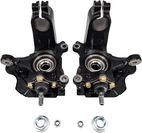 Front Left& Right Steering Knuckle & Wheel Bearing Hub Assembly For Ram ProMaster 1500 2500 3500 2014-2020, Driver and Passenger Side LK137, LK138, 68157801AA 68157800AA in Kuwait