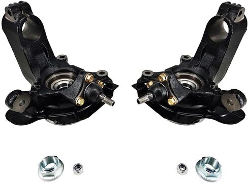 Front Left& Right Steering Knuckle & Wheel Bearing Hub Assembly For Ram ProMaster 1500 2500 3500 2014-2020, Driver and Passenger Side LK137, LK138, 68157801AA 68157800AA in Kuwait