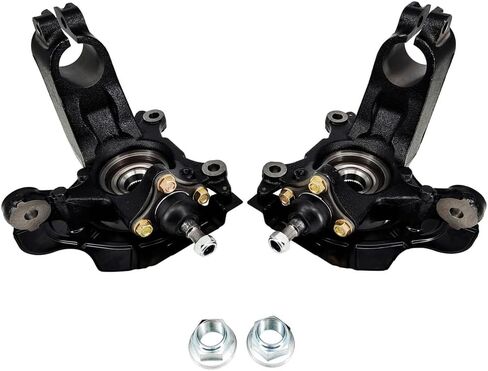 Front Left& Right Steering Knuckle & Wheel Bearing Hub Assembly For Ram ProMaster 1500 2500 3500 2014-2020, Driver and Passenger Side LK137, LK138, 68157801AA 68157800AA in Kuwait