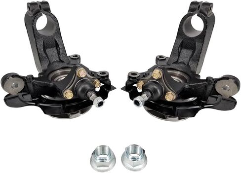 Front Left& Right Steering Knuckle & Wheel Bearing Hub Assembly For Ram ProMaster 1500 2500 3500 2014-2020, Driver and Passenger Side LK137, LK138, 68157801AA 68157800AA in Kuwait