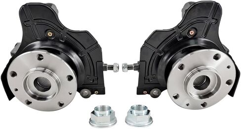 Front Left& Right Steering Knuckle & Wheel Bearing Hub Assembly For Ram ProMaster 1500 2500 3500 2014-2020, Driver and Passenger Side LK137, LK138, 68157801AA 68157800AA in Kuwait