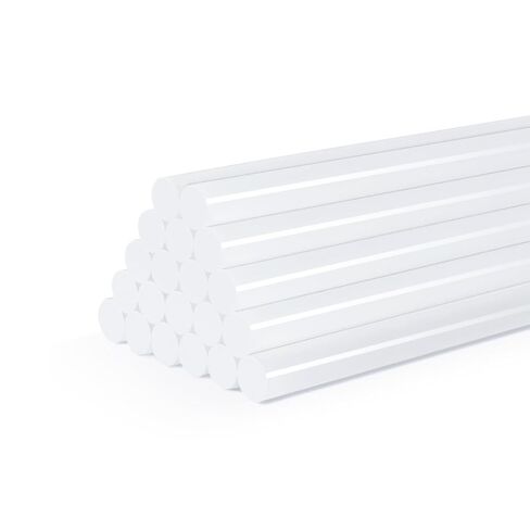 ZUFECY 20-Pack 1/4 inch Full-Size Hot Glue Sticks, 8 inch Long with Fast Setting for Heavy-Duty Bonding on Multiple Surfaces in Kuwait