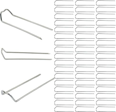 100Pcs Floral Pins for Crafts - 1.7 Inch Length, Flower U Pins U Shaped Greening Plant Pin Staples for Foam Bouquet DIY Arrangements Sewing in Kuwait