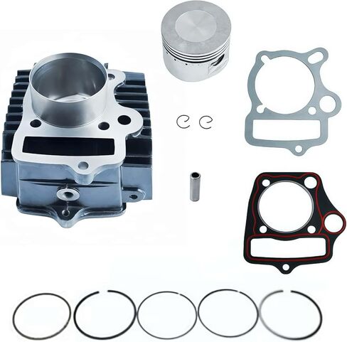 52.4mm Cylinder Assembly with Gaskets and Piston Ring Rebuild Kit for 110cc 4-Stroke Chinese TaoTao Coolster ATV Pit Quad Dirt Bike Go Kart in Kuwait