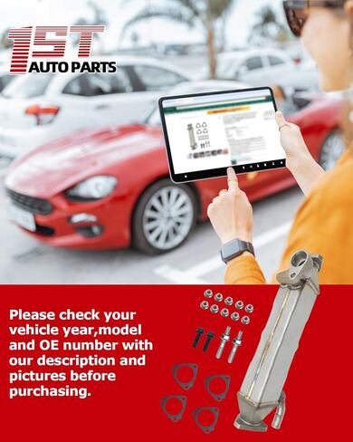 مبرد إعادة تدوير غاز العادم الأول (EGR) 904-5032 متوافق مع شركة Select IC Corporation، للطرازات الدولية 2008-2011، يستبدل OE: 1876261C98 1876261C99 in Kuwait