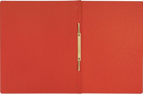 Leitz Recycle A4 Binder, Red - Eco-friendly Cardboard Folder with Flat Metal Mechanism, 100% Recyclable, Holds up to 250 Sheets of A4, FSC Certified in Kuwait