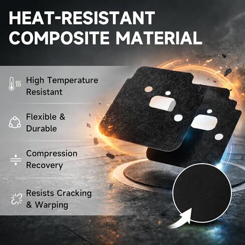 2Pcs Intake Gasket Replacement Intake Manifold Gasket Compatible with Echo GT-1100 GT-200 DH212 ED-200 Replace#: V103001360 13001042032 13001042030 13001042031 13001042032 V103000490 in Kuwait