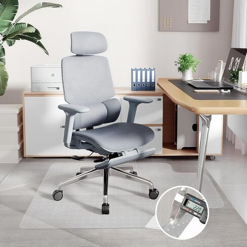 Heavy Duty Chair Mat for Carpet,36"x48",2.2mm,Office Floor Mat for Carpeted Floors,Under Desk Mat for Low Pile Carpet,Mat for Office Chair on Carpet in Kuwait