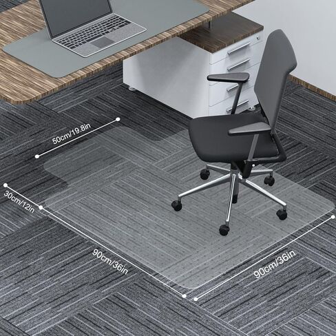 Heavy Duty Chair Mat for Carpet,36"x48",2.2mm,Office Floor Mat for Carpeted Floors,Under Desk Mat for Low Pile Carpet,Mat for Office Chair on Carpet in Kuwait