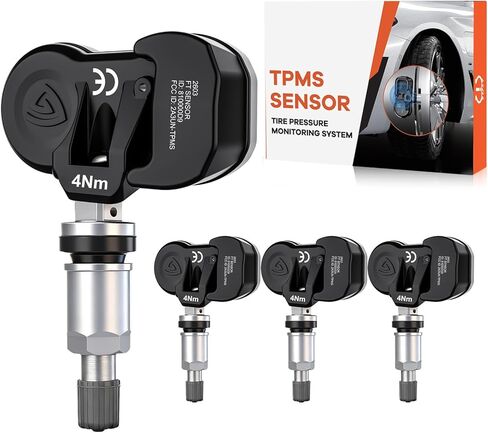أجهزة استشعار TPMS متعددة البروتوكولات مناسبة لهوندا وأكورا، 315 ميجا هرتز / 433 ميجا هرتز استبدال مراقبة ضغط الإطارات المبرمج مسبقًا لـ 2006-2025 أكورد، سيفيك، CR-V، أوديسي، MDX، RDX 4 قطع in Kuwait